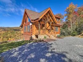 Hilltop Cabin on 5 Acres with Hot Tub and Waterfall!