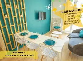 HOME GANUSHA COSY 3 CHAMBRES PARKING GRATUIT BALCON
