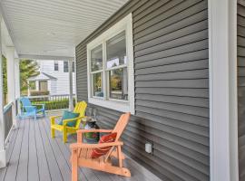Bright Lower-Level Unit about 1 Mile to Lake Mich, family hotel in Ludington