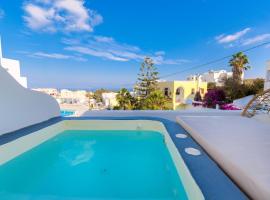 The Muses of Santorini Private Jacuzzi Suites、Vóthonのホテル