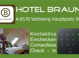 Hotel Braun、フォイツベルクのホテル