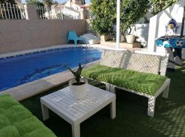 Piso entero en semi sótano con Piscina salína privada