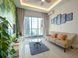 Seaview condo near RF Mall, Food Court & Free Netflix, hotel cerca de Zoo de Singapur, Johor Bahru