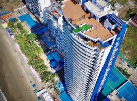 Departamento frente al mar Grand Diamond, hotell sihtkohas Tonsupa