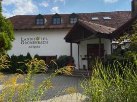 Landhotel Grönenbach, hotel a prop de Aeroport de Memmingen - FMM, a Bad Grönenbach