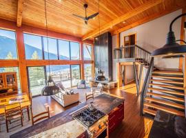 Luxe Modern Timberframe - Iconic Panorama Views with AC, cottage in Nelson