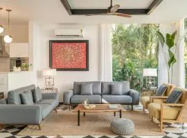 La Zamora, 3BHK Villas near Vagator & Anjuna Beach, North Goa with Private Pool, Garden, Terrace & Security