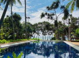 Sanjis The Seaside Cabanas, hotell i Tangalle