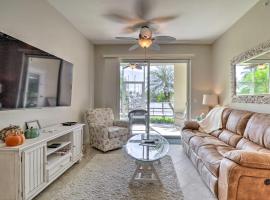 Waterfront Punta Gorda Condo with Pool Access!, hotel in Burnt Store Marina