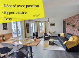 Parking - Wifi - Hyper Centre - Cosy - Lumineux, lacný hotel v destinácii Montivilliers