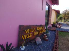 Chalés Vila Bela Vale do Capão、ヴァレ・ド・カパオンのロッジ