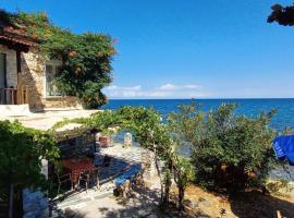 Pilion-Unique House at the Aegean Sea, beach rental in Keramídhion
