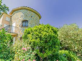 Appartement de 2 chambres avec jardin clos et wifi a Le Bar sur Loup, hotell i Le Bar-sur-Loup