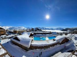 Superbe Studio avec vue exceptionnelle, hotell i L'Alpe-d'Huez