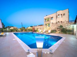 Iremia Luxury Villa with pool, viešbutis mieste episkopi-chania