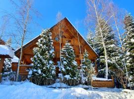 Gostynniy Dvir in Forest Коттеджи, cabin in Migovo