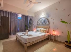 La Casa - Stunning 1BHK Apartment - Vagator, Goa By StayMonkey、ヴァガトールのファミリーホテル