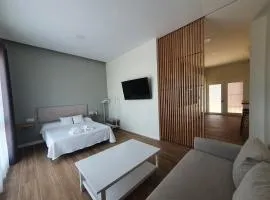 REDONDELA APARTMENTS - Bedroom, Bathroom & Kitchen