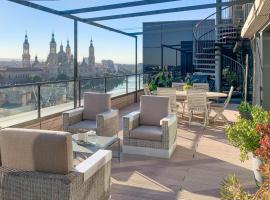 Ático mejores vistas al Pilar jacuzzi y garaje