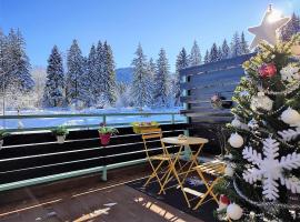 The Evergreen Nest - Silver Mountain, hotel med pool i Poiana Brasov