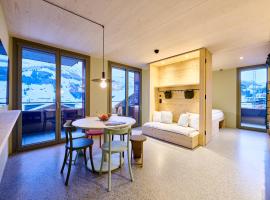 Apart Hotel Adelboden am Dorfplatz、アデルボーデンにあるアデルボーデン・チェンテンアルプの周辺ホテル