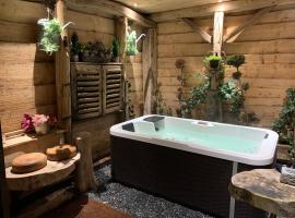 Boutique Cottage - Sauna and Jacuzzi - El Clandestino, lodge en Érezée