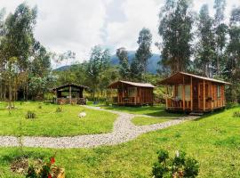 Casa de leña, cabaña rural, hotell i nærheten av Iguaque nasjonalpark i Villa de Leyva