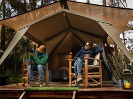 Glamping Chaska Ocupi, luxusní stan v destinaci Urubamba