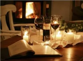 Große Ferienwohnung mit Sauna Kamin Terrasse auf 110 qm