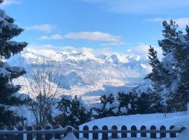 2,5 pièces à Haute-Nendaz, grande terrasse, piscine, sauna, tennis, hotel s parkovaním v destinácii Nendaz