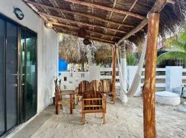 Loft gaviota vista jardín 15 mts de playa