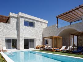 Mandana Villa - With Private Pool & Jacuzzi, hotell i Agios Dimitrios
