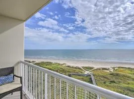Heated Pool and Beach View Galveston Resort Condo!
