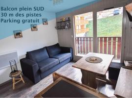 Au Pied des Pistes B48, Chaleureux studio 4 pers, balcon plein SUD, DRAPS NON COMPRIS, hotel di Saint-Jean-dʼAulps