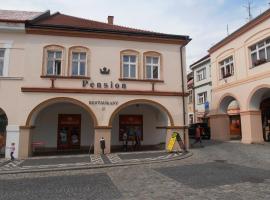 Penzion u České Koruny, romantic hotel in Jičín