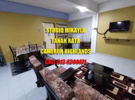 Studio Cameron Highlands Mikayla, hotell i Tanah Rata