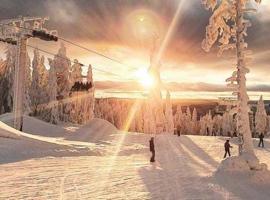 R&auml;msbyns fritidsby, n&auml;ra Romme Alpin，位于Idkerberget的海滩短租房