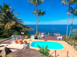 Pousada Refúgio Caiçara, hotell nära Lage Waterfall, Ilhabela