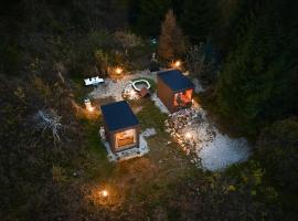 Škandinávske domčeky-lesná sauna a ubytovanie, hotel in Spišské Bystré