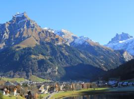 Wunderstay Alpine 303 New Studio with Lake & Mountain View, hotell i Engelberg