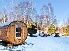 Spa, sauna et foyer : Le Phare de Baie-Saint-Paul, cottage in Baie-Saint-Paul