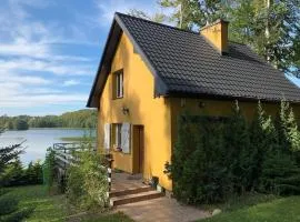 Holiday Home on Lake Marchowo with Terrace