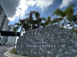Desaru Utama Residance Aisy Homestay, viešbutis mieste Kota Tingis