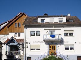 Landgasthof 'Zur Quelle', жилье для отдыха в городе Wächtersbach