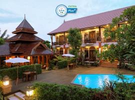 Amata Lanna Village อมตะล้านนาวิลเลจ、チェンマイのホットタブ付きホテル
