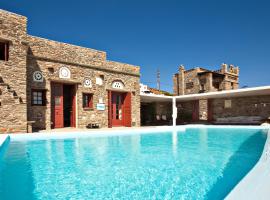 Tinos Habitart, hotel in Triandáros