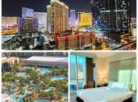 Awesome The Signature MGM condo with Strip view. No resort fee!、ラスベガスのコンドミニアム