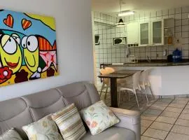 Apartamento Pé na Areia e águas tranquilas no centro de Guarapari