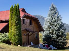 WoodenHouse with two Apartments, family hotel in Otočac