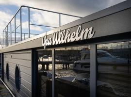 exclusives Hausboot "Opa Wilhelm", bátagisting í Heiligenhafen